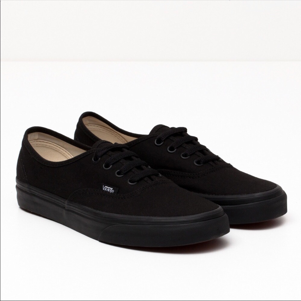 New- Black on black vans